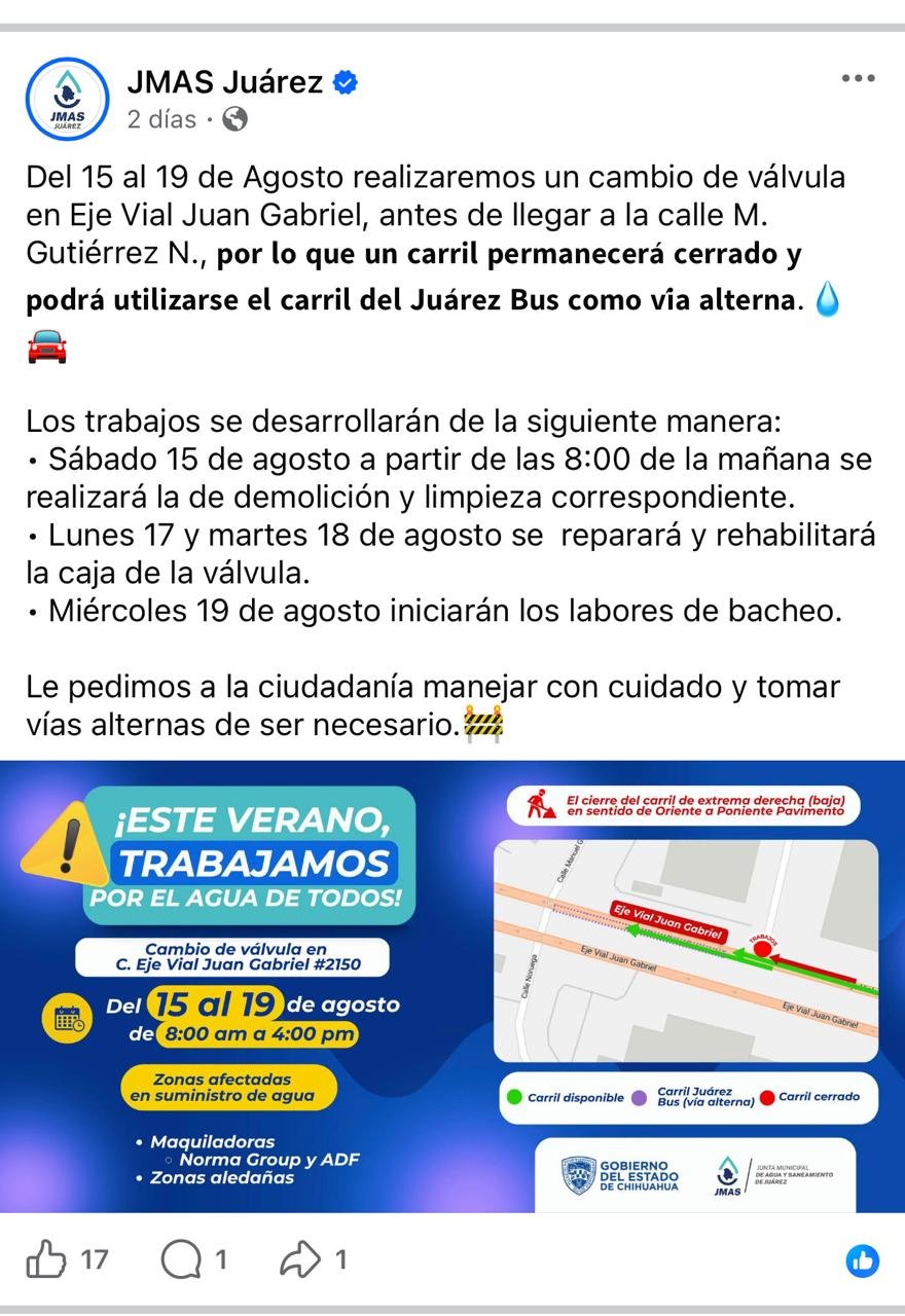 cierran carril