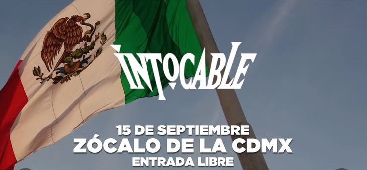 Intocable llevara sus éxitos al Zócalo para celebrar las fiestas patrias